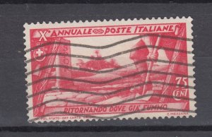 J43993 JL Stamps 1932 italy used #299