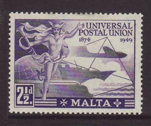 1949 Malta 2½d UPU Mint SG251