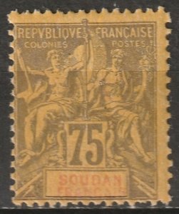 French Sudan 1892 Sc 18 MLH*