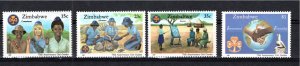 Zimbabwe 1987 MNH Sc 546-9