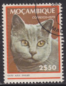 Mozambique 620 English Blue Cat 1979