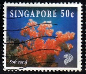 Singapore #680 Soft Coral, used. PM