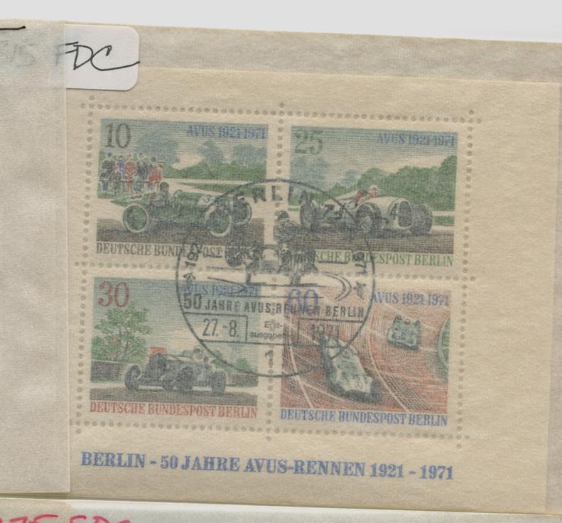 GERMANY BERLIN  9N315  USED  FIRST DAY CANCEL