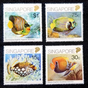 *FREE SHIP Singapore Fish 1989 Marine Life Coral Reef Sea Underwater (stamp) MNH