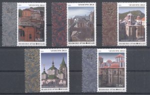 Greece Mount Athos 2012 Katholika of the Monasteries IV issue MNH XF.