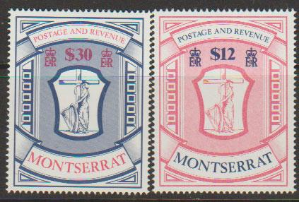 Montserrat SG 575 - 576 set of 2  Revenues - Mint Light H...