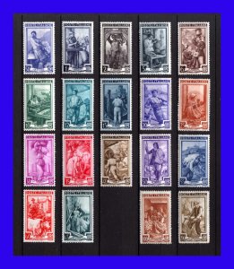 1950 - Italia - Scott n  549 / 567 - MNH - IT- 164