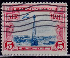 United States 1928, Beacon on Rocky Mountains, 5c, sc#C11, used