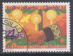 Greenland sc#356 1999 4.75k Christmas used