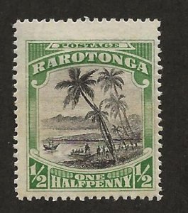 COOK ISLANDS SC# 72  FVF/MOG  1926