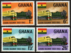 Ghana Sc #156-159 MNH