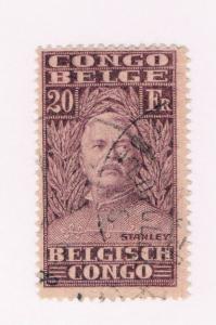 Belgian Congo  #129 Used Morton Stanley (B0204)