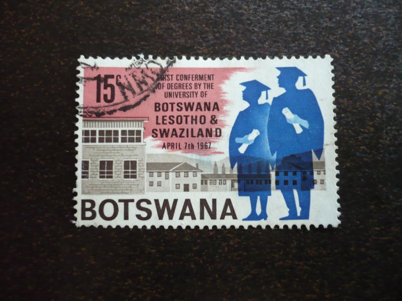 Stamps - Botswana - Scott# 35 - Used Part Set of 1 Stamp