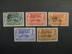 Barbados #202-6 used  a23.5 9568