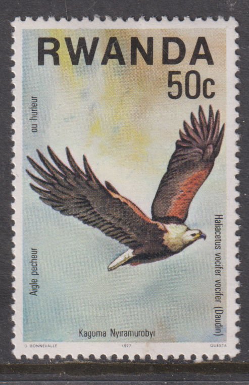 Rwanda 830 Birds of Prey 1977