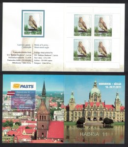 Latvia Short-toed Eagle 'Circaetus gallicus' Booklet 2011 MNH SG#810