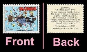 US 3000l Comic Strip Classics Blondie 32c single MNH 1995