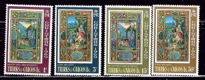 Turks and Caicos 196-99 MNH 1969 Christmas    (ap2406)