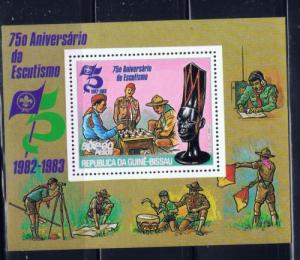 Guinea-Bissau C43 NH 1986 Boy Scouts S/S 