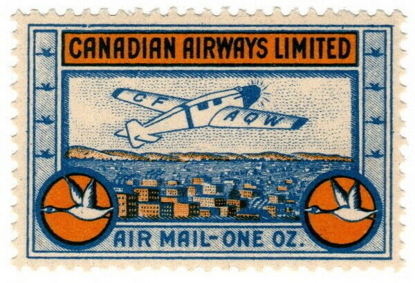 (I.B) Canada Private Air Mail : Canadian Airways 10c