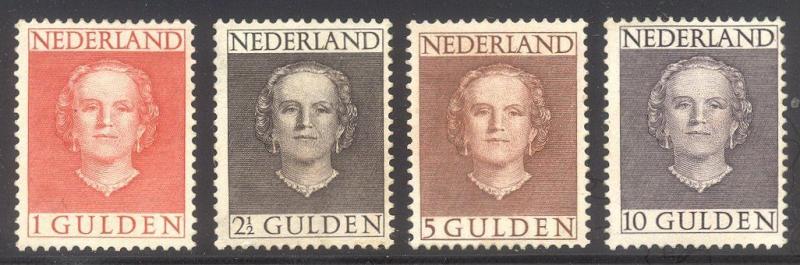 NETHERLANDS #319-22 Mint NH - 1949 Queen Julianna Set