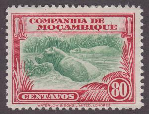 Mozambique Company 186 Hippopotamus 1937