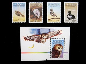 UNGANDA - SCOTT# 453-456,457 - CS - MNH - CAT VAL $19.05