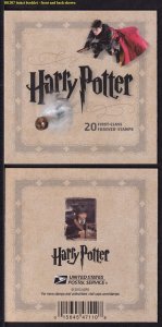 2013 Harry Potter Sc BK307 booklet intact (46c) 5 panes of 4 MNH