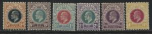 Natal KEVII 1902 complete set mint o.g.