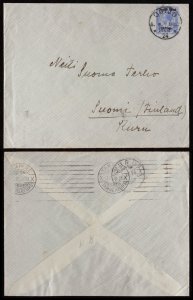 SOUTH WEST AFRICA 1924 & 26 Covers x 2 franked setting III & setting VI. Germany 