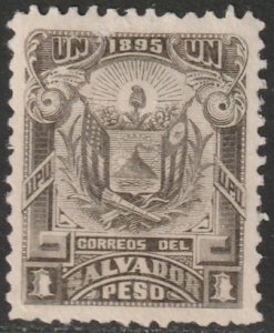 El Salvador 1895 Sc 128 MNG(*) small thin/scuff at top