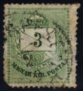 Hungary #14 Crown of St. Stephen, used (4.00)