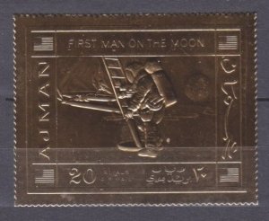 1970 Ajman 514 gold First man on the Moon 16,00 €