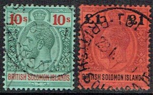 SOLOMON IS. 1914-23 GV assembly, mint to 1s - 26501