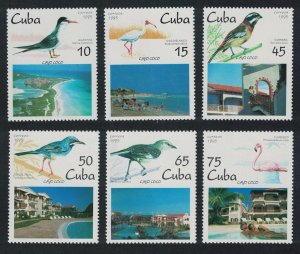 Caribic Birds Architecture Tourism 6v 1995 MNH SG#4026-4031 MI#3881-3886