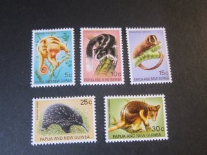 Papua New Guinea 1971 Sc 323-27 set MH