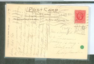 Great Britain  cunard white star line, liverpool passagers mail dept