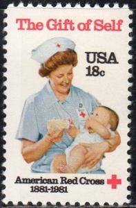 United States 1910 - Mint-NH - 18c Nurse / American Red Cross (1981)