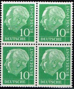 Germany 1960,Sc.#708 MNH fluorecent issue, Theodor Heuss, Michel#183yb