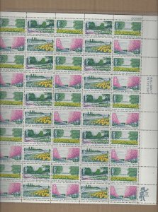 U S Full Sheet Of Mint Stamps Scott #1365-1368 Beautification Of America-- 