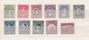 NEWFOUNDLAND # 104-114 VF-MLH THE ROYAL FAMILY ISSUES SIR,QUEEN MY LORDS