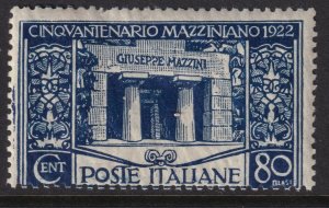 Sc# 142 Italy 1922 Mazzini's Tomb 80c MNH issue CV $29 Stk #1