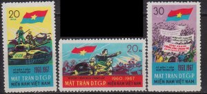 VIETNAM [Vietcong] MiNr 0012-14 ( oG/no gum )