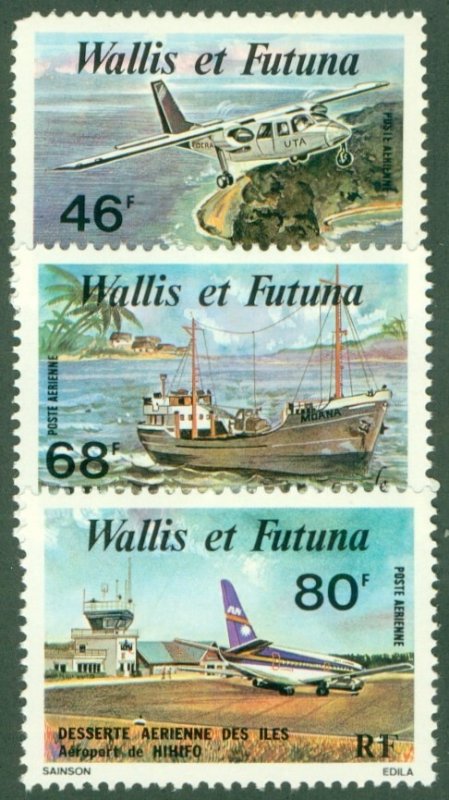 WALLIS 7 FUTUNA ISLANDS C87-9 MNH CV $6.00 BIN $3.50