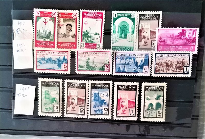 Morocco 1952-1955 MNH