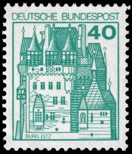 Germany - Scott 1235 - Mint-Never-Hinged - Dirty Back