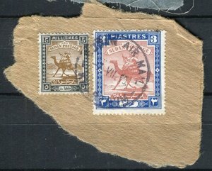 EAST AFRICA PROTECTORATE; 1940s early Camel Rider issues on POSTMARK PIECE