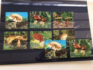 Bhutan 3D fungi Mushroom mint never hinged  stamps  A14014