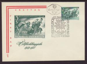 Austria 650 Refugees U/A FDC