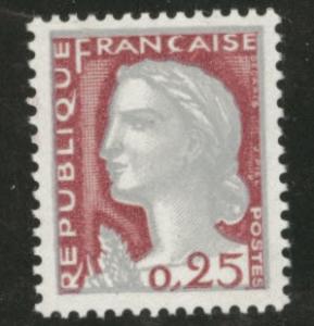 FRANCE Scott 968, Yvert 1263 MNH** 1960 Marianne stamp